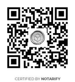 QR Code certificazione Notarify