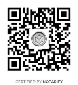 QR Code certificazione Notarify