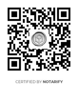 QR Code certificazione Notarify