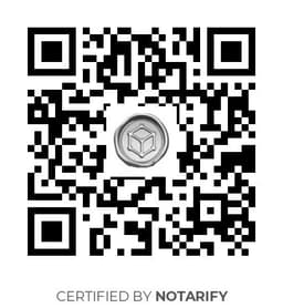 QR Code certificazione Notarify