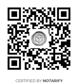 QR Code certificazione Notarify