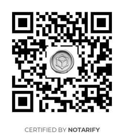 QR Code certificazione Notarify
