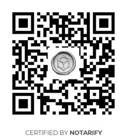 QR Code certificazione Notarify