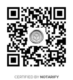 QR Code certificazione Notarify