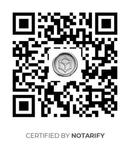 QR Code certificazione Notarify