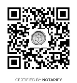 QR Code certificazione Notarify