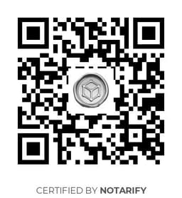 QR Code certificazione Notarify