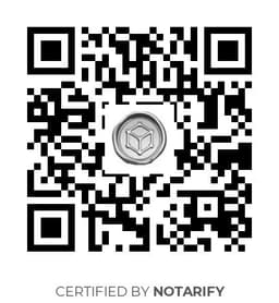 QR Code certificazione Notarify