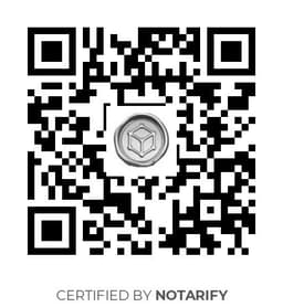 QR Code certificazione Notarify
