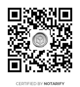 QR Code certificazione Notarify