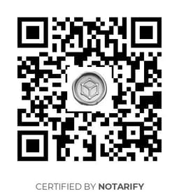 QR Code certificazione Notarify