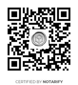 QR Code certificazione Notarify