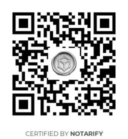 QR Code certificazione Notarify