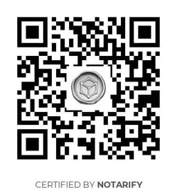 QR Code certificazione Notarify