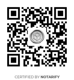 QR Code certificazione Notarify