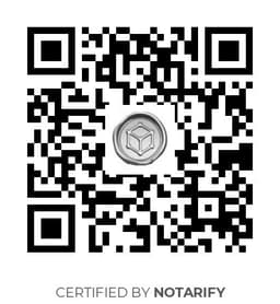 QR Code certificazione Notarify