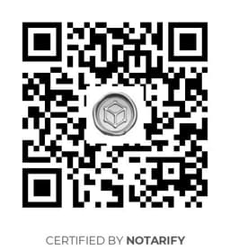 QR Code certificazione Notarify