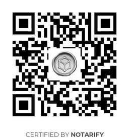 QR Code certificazione Notarify