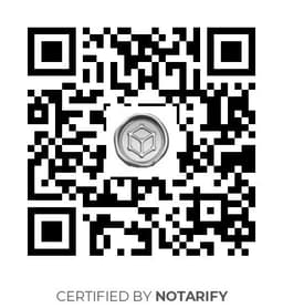 QR Code certificazione Notarify