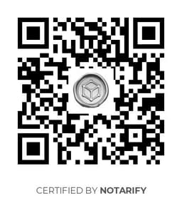 QR Code certificazione Notarify