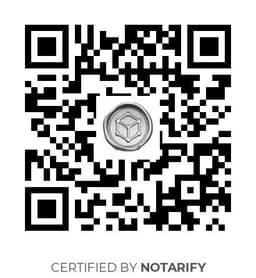 QR Code certificazione Notarify