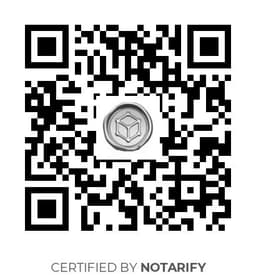 QR Code certificazione Notarify