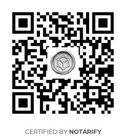 QR Code certificazione Notarify