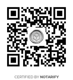 QR Code certificazione Notarify