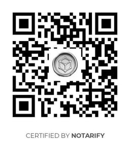 QR Code certificazione Notarify