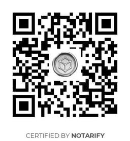 QR Code certificazione Notarify