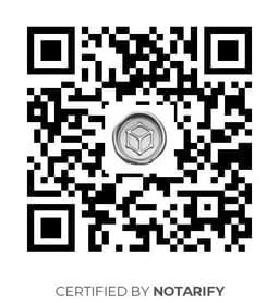 QR Code certificazione Notarify