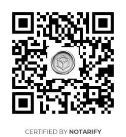 QR Code certificazione Notarify