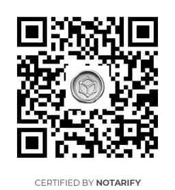 QR Code certificazione Notarify