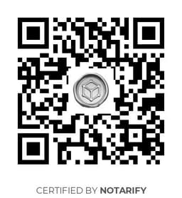 QR Code certificazione Notarify