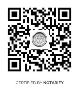QR Code certificazione Notarify
