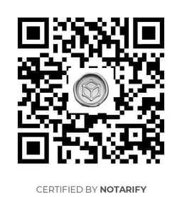 QR Code certificazione Notarify