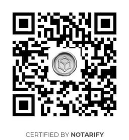 QR Code certificazione Notarify