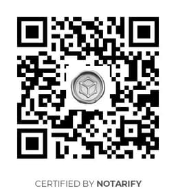 QR Code certificazione Notarify