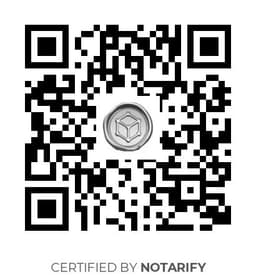 QR Code certificazione Notarify