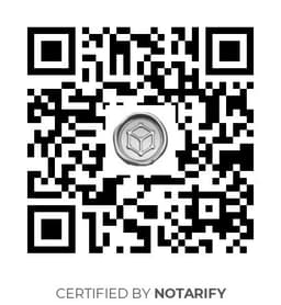 QR Code certificazione Notarify