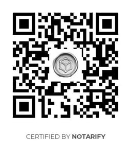 QR Code certificazione Notarify