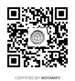 QR Code certificazione Notarify