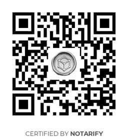 QR Code certificazione Notarify