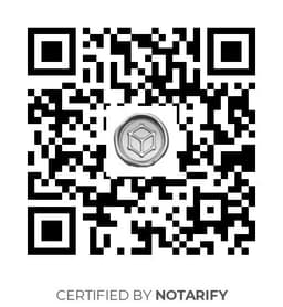 QR Code certificazione Notarify