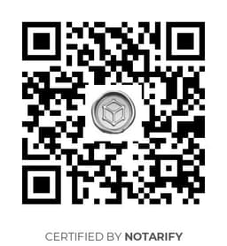 QR Code certificazione Notarify