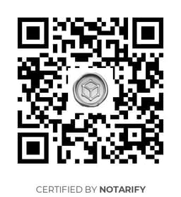 QR Code certificazione Notarify