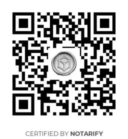 QR Code certificazione Notarify
