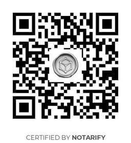 QR Code certificazione Notarify