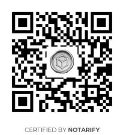 QR Code certificazione Notarify