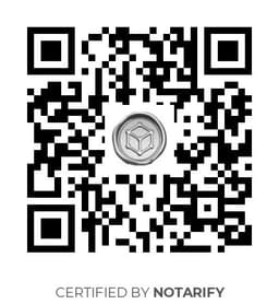QR Code certificazione Notarify
